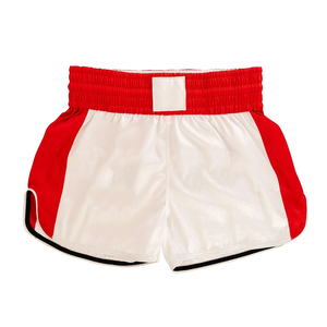 Pantalones Cortos de Boxeo para Hombre de Alta Calidad, Color Blanco, para Entrenamiento, Fitness, Lucha, MMA, Muay Thai, Kick Boxing, con Diseño y Talla Personalizados - Product Image 1