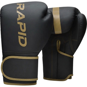 Gants de boxe personnalisés en cuir de vachette avec fermeture auto-agrippante, sangle de poignet réglable, légers et respirants pour arts martiaux - Product Image 5