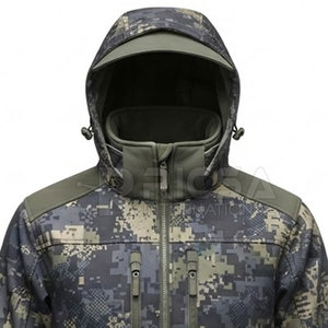 Chaqueta de Caza para Hombre RICSA, Ligera, Impermeable, Cortavientos, Transpirable, con Capucha, Resistente para Uso en Campo - Product Image 6