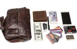 New Men Laptop <b>Bag</b> Genuine Leather <b>Computer</b> Office Shoulder <b>Bag</b> Men S <b>Bag</b> Handbag Crazy Horse Leather Briefcase Tablet Fashion - Product Image 5