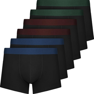 Calzoncillos Bóxer de Viscosa de Bambú para Hombre, Suaves, Elásticos, Transpirables, Ajuste Cómodo, Hechos en Bangladesh - Product Image 1
