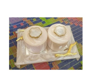 Bocaux à fruits secs en résine faits à la main, durables, écologiques, taille personnalisée, de haute qualité, avec couvercles à clipser, best-sellers - Product Image 2