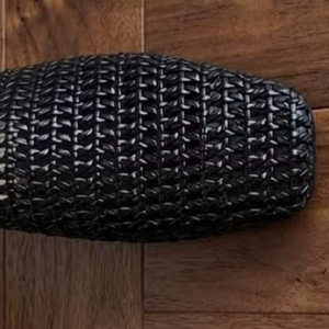 Mules plates d'été en maille tressée à la main pour femmes, à bout carré, respirantes, chaussures décontractées minimalistes pour intérieur et extérieur - Product Image 1