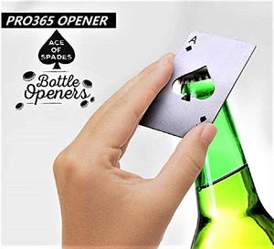 Stainless Steel Credit Card Bottle Opener Slim Poker Style Beer Soda <b>Bar</b> <b>Tool</b> for Wallet Pocket Carry - Product Image 2