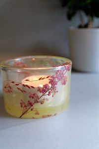 Unique Resin <b>Candle</b> Holder With Elegant Surface Texture For Decorative <b>Candle</b> Placement And Home Styling - Product Image 1