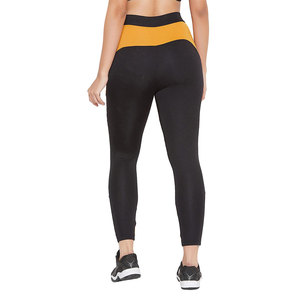 Ensemble de yoga 2 pièces pour femme : Soutien-gorge de sport dos nageur et Legging taille haute avec empiècement transparent, séchage rapide, sans couture, pour l'entraînement - Product Image 3