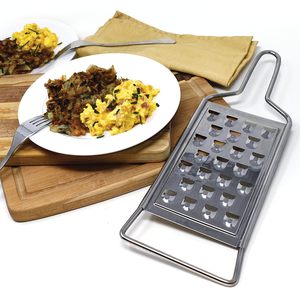 Râpe à pommes de terre en acier inoxydable avec poignée, râpe à légumes et à fromage multifonctionnelle pour la cuisine - Product Image 5
