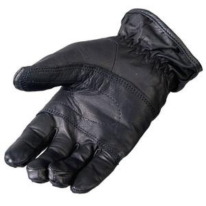 Gants de moto en cuir noir de qualité supérieure, chauds et protecteurs, avec sangle réglable, vente en gros - Product Image 5