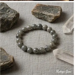 Pulsera Artesanal de Labradorita Natural con Cuentas, Pulsera de Cristal Curativa Mágica de la India, Venta al por Mayor, Patrón en Forma de Pera - Product Image 6