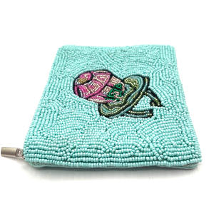 Monedero con Cremallera y Cuentas, Bordado Floral de Rosas, Bolso de Mano Hecho a Mano, Regalo de Moda de Lujo, Personalizado, al por Mayor, de Diseñador, para Fiesta, Novia - Product Image 5