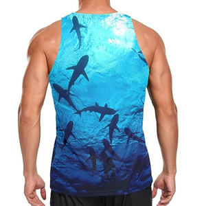 Débardeurs Homme 100% Polyester Personnalisables par Sublimation, Respirants, Séchage Rapide, pour Sport, Gym et Fitness, Style Urbain - Product Image 6