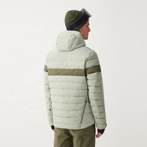 Chaqueta de Esquí y Snowboard Personalizada, Impermeable y Cortavientos, con Capucha, Tela de Lona, Logotipo Frontal Personalizado, Tallas Personalizadas, para Exteriores - Product Image 3