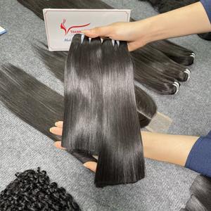 Paquete de pelo de trama recta de hueso superventa 100% extensiones humanas vietnamitas crudas mejor calidad Super doble dibujado precio saludable - Product Image 6