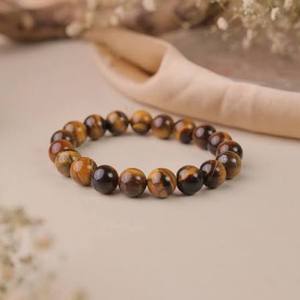 Natural Tiger Eye Crystal <b>Bracelet</b> Genuine Tiger Eye Gemstone <b>Bracelet</b> Tiger Eye <b>Healing</b> Stone <b>Bracelet</b> Premium Tiger Eye Beaded - Product Image 2