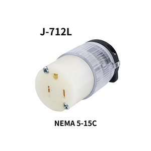 Produits très demandés : Connecteur à lame droite J-712L robuste pour la connexion des câbles d'alimentation mis à la terre - Product Image 1