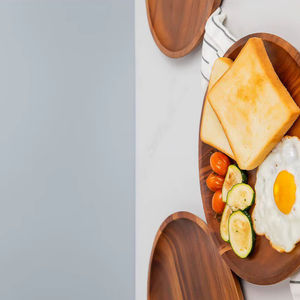 Plateaux de service ronds en bois Art Déco - Grands plateaux de rangement multifonctionnels pour la décoration de mariage et de fête à domicile - Product Image 1