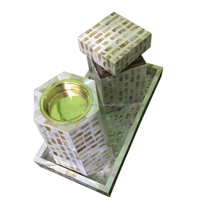 Juego de quemador MOP Mabkhar con caja y bandeja, quemador de incienso Bakhoor de tamaño personalizado para uso en restaurante de Hotel - Product Image 2