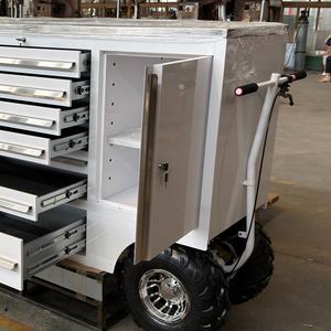 Caja de herramientas impermeable profesional de 70 pulgadas y 7 cajones, carrito de gabinete de herramientas rodantes de <span class=keywords><strong>Metal</strong></span> resistente personalizable blanco - Product Image 4