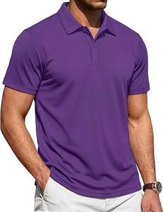Polo à manches courtes boutonné pour homme, tenue de bureau, coupe classique - Product Image 2