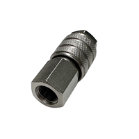 Raccord rapide pneumatique en laiton de type mini européen, nickelé, compatible OEM et interchangeable avec le type Rectus 21