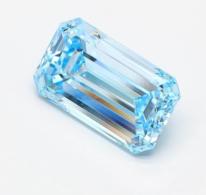 Diamante Cultivado en Laboratorio con Certificación IGI, Corte Esmeralda de 5.01 CT, Color Azul Intenso, Claridad VVS2, CVD 837638931, ROYAL GEMS Jewelry Gujarat - Product Image 6