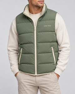 Chaleco Acolchado de Lona Ecológico, Cortavientos y Plegable, Talla Grande, para Mujer, Invierno 2026, Personalizable - Product Image 4
