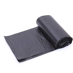 Custom Pe 55-60 Gallon Contractor Rubbish Trash <b>Bags</b> Cross Tie Mil Waterproof <b>Polyethylene</b> Large Black Plastic Garbage <b>Bag</b> - Product Image 3