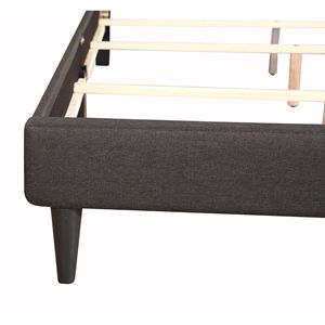 Letto Moderno in Metallo Nero Elegante, Design Casual per Ambienti Contemporanei - Product Image 2