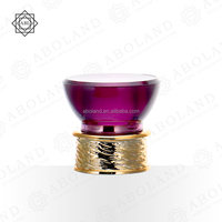 Vente en gros de couvercles de parfum en plastique, couvercle de luxe en forme de couronne, bouchon de parfum