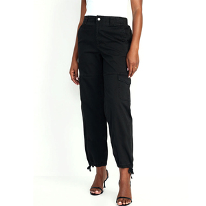 Pantalones Cargo Premium Personalizados para Mujer, Estilo Urbano, de Algodón Twill, con Impresión y Bordado, OEM - Product Image 1