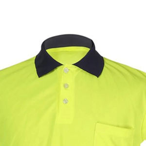 Camiseta Polo de Seguridad Reflectante de Alta Visibilidad Multicolor, Impermeable, ANSI Clase 2, con Luz LED, Personalizable, Ligera para Hombre - Product Image 3