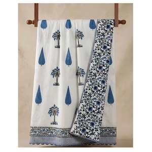 Handmade Traditional 100% Cotton Organic Both Side Printed For Double And <b>Single</b> Bed Dohar Buy Direct From Indian Supplier - Product Image 1