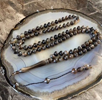 Misbaha de luxe écologique faite à la main en corne moderne, vente en gros, perles de cadeau islamique, Tasbih en corne de buffle de qualité supérieure avec détails sculptés, pour musulmans