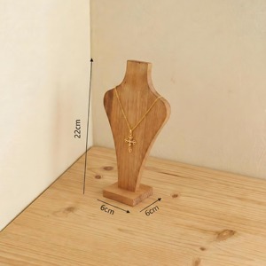 <b>Wooden</b> Necklace Display Stand For Home Organization Jewelry Storage Dressing <b>Table</b> Decor And Boutique Showcase From India - Product Image 4