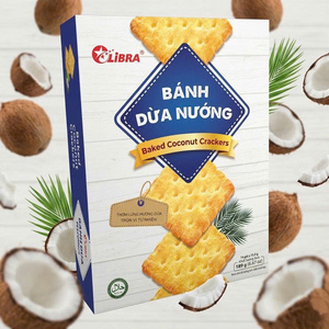High-Quality Coconut Cookies 189g Bulk – Crispy Sweet Snack | ODM Private Label Manufacturer - Product Image 1