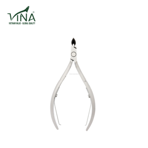 Cortacutículas Curvo de Acero Inoxidable Gris VNC-05-GC, Herramienta Duradera para el Cuidado de las Uñas para Técnicos Profesionales de Uñas - Product Image 4