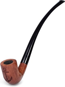 Pipa de Fumar de Madera de Lujo, Hecha a Mano, Estilo Vintage, Rústica, Accesorio de Colección - Product Image 4