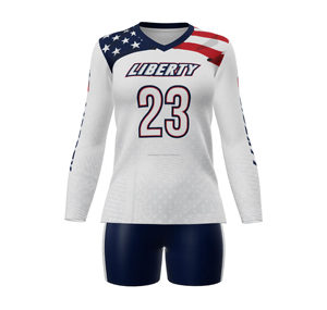 Ensemble d'uniformes de volley-ball personnalisé 2025 Nouveau design Tissu en maille respirant Vêtements d'équipe à séchage rapide Sublimation complète OEM ODM Usine - Product Image 6