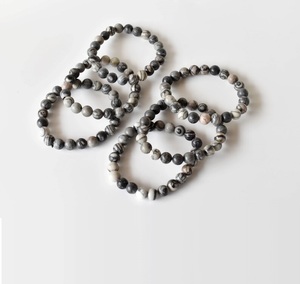 Natural Picasso Jasper <b>Bracelet</b> Picasso Stone <b>Beaded</b> <b>Bracelet</b> For Healing Reiki Energy Jewelry Wholesale 8mm - Product Image 4