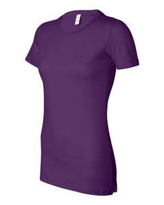Camiseta de Manga Corta para Mujer BELLA + CANVAS 6004, Corte Ajustado, Color Verde Azulado, Estilo Casual, 180g, Mezcla de Algodón Ecológico, Transpirable, para Verano - Product Image 5