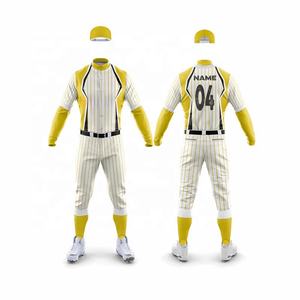 Conjuntos de uniformes de béisbol impresos personalizados Jersey transpirable con impresión por sublimación Uniforme completo - Product Image 2
