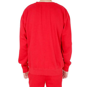 Ensemble de survêtements d'hiver vintage épais grande taille pour hommes, comprenant un sweat à capuche, un pantalon de survêtement et un sweat-shirt avec logo frontal - Product Image 5