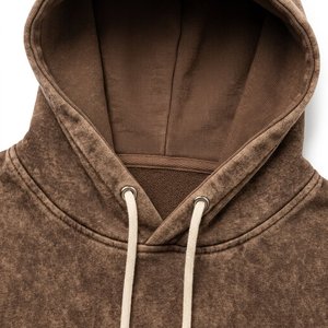 Men's Brown Hooded Tracksuit <b>Set</b> With Green Flame Print Full Sleeve Loose Fit Streetwear Shorts And Sweatshirt Autumn Wear - Product Image 4