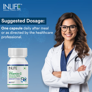 Cápsulas Vegetarianas a Base de Amla INLIFE con Ingredientes Herbales, Cápsulas de Nutrición Diaria para Adultos, 60 Cápsulas - Product Image 3