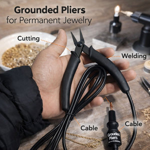 คีมตัดสายไฟแบบมืออาชีพสำหรับงานเชื่อมเครื่องประดับถาวร สแตนเลสสตีล รับทำแบรนด์ตามสั่ง โรงงาน OEM รับผลิตเครื่องมือทำเครื่องประดับตามแบบ - Product Image 2