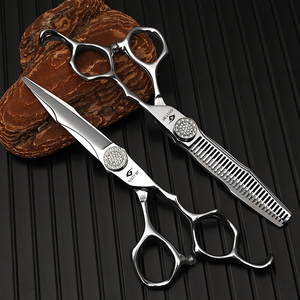 6.0 Inch Cutting Thinning Scissors Kit VG10 Steel Beauty Scissors Barber Professional Salon <b>Shears</b> V-tooth 25-30% Thin Scissors - Product Image 3