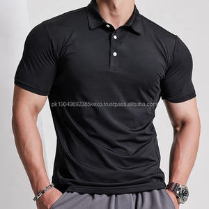 Camiseta Polo de Alta Calidad con Impresión de Logotipo Personalizada, Camiseta Deportiva de Manga Corta para Hombre, Camiseta Polo de Golf en Blanco para Venta - Product Image 3