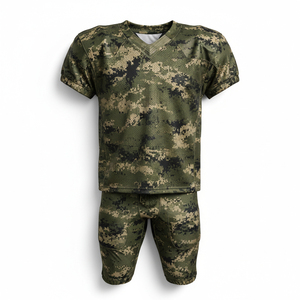 Maillot de football américain vierge pour impression OEM, séchage rapide, maillots d'entraînement sportifs, vêtements d'entraînement élastiques Pro Fit B2B - Product Image 2