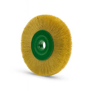 Brosse à fil métallique en laiton durable pour meuleuse, perceuse, nettoyage de métaux, polissage, élimination de la rouille, brosse abrasive - Product Image 4