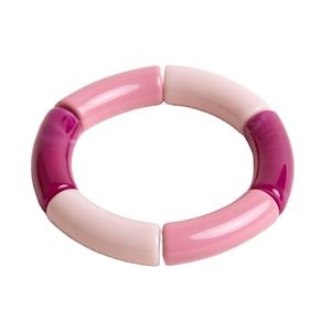 Pulsera de Resina de Colores Variados, Fabricante, Venta al por Mayor, Precio Económico, Producto Más Vendido para Mujeres y Niñas, Pulsera de Cuentas de Resina - Product Image 1